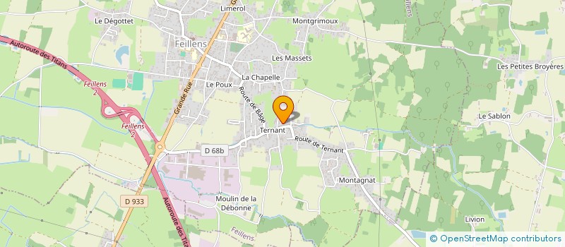 localisation de l'entreprise MANDEVILLA  FEILLENS