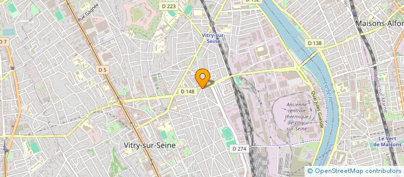 localisation de l'entreprise MANDIBULE PRODUCTION  VITRY-SUR-SEINE