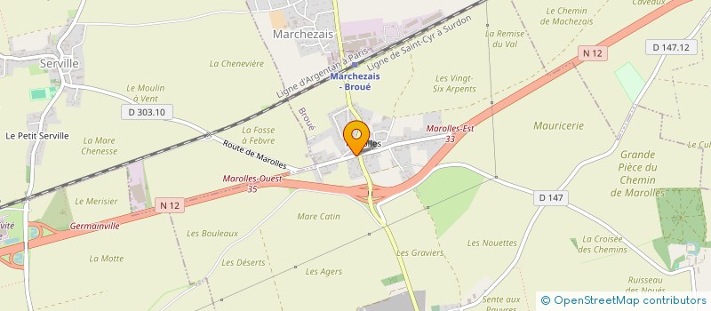 localisation de l'entreprise MANDIE à BROUE