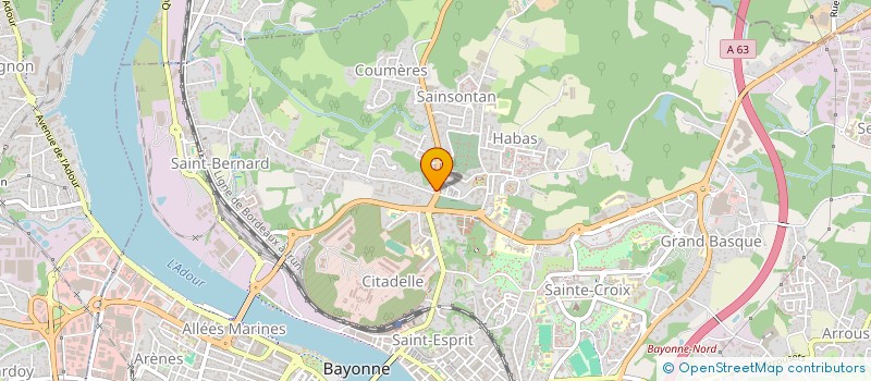 localisation de l'entreprise MANDILYN à BAYONNE