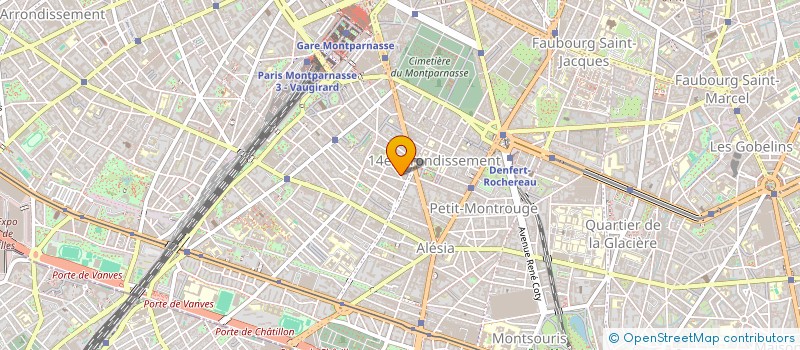 localisation de l'entreprise MANDIN ET COMPAGNIE ARCHITECTES  PARIS