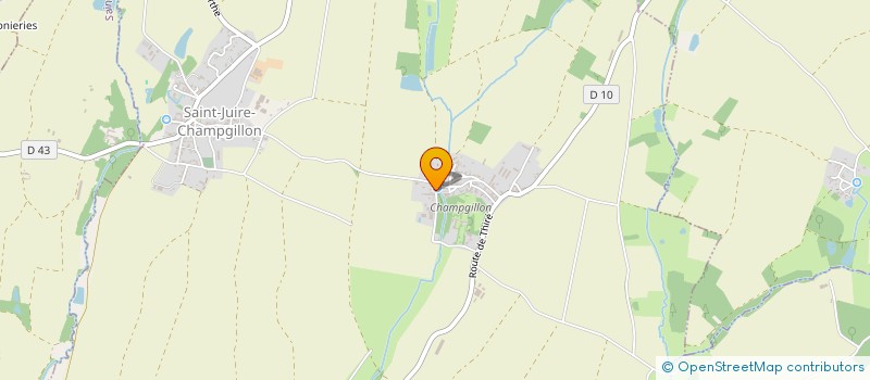 localisation de l'entreprise MANDIN-GIRARDEAU  SAINT-JUIRE-CHAMPGILLON