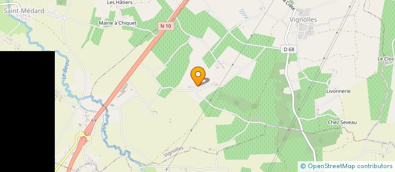 localisation de l'entreprise MANDIN - RAUTUREAU SNC à SAINT-BONNET