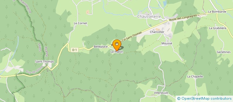localisation de l'entreprise MANDINE 42 à SAINT-JUST-EN-CHEVALET