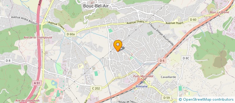 localisation de l'entreprise MANDISE à BOUC-BEL-AIR