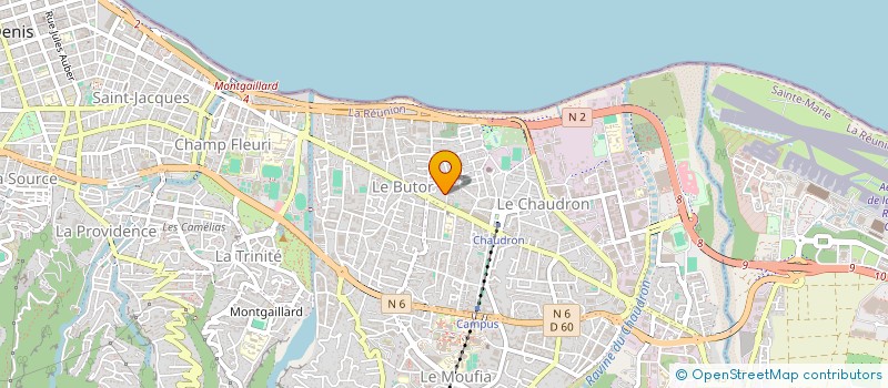 localisation de l'entreprise MANDJULA à SAINT-DENIS