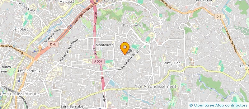 localisation de l'entreprise MANDOLI ET PERRET à MARSEILLE