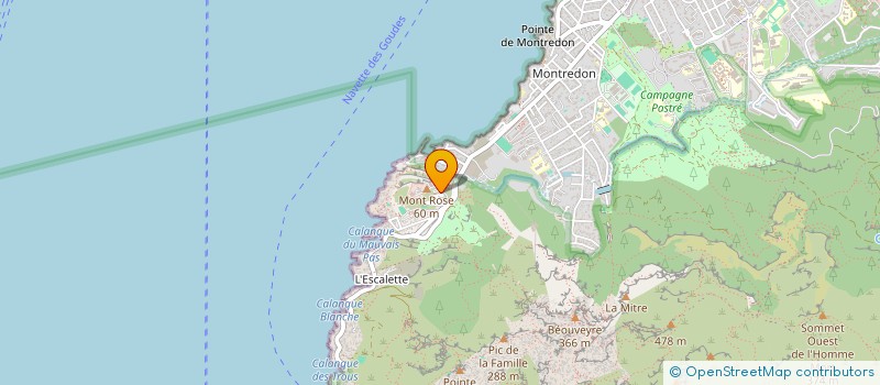 localisation de l'entreprise MANDOLINE à MARSEILLE 8EME