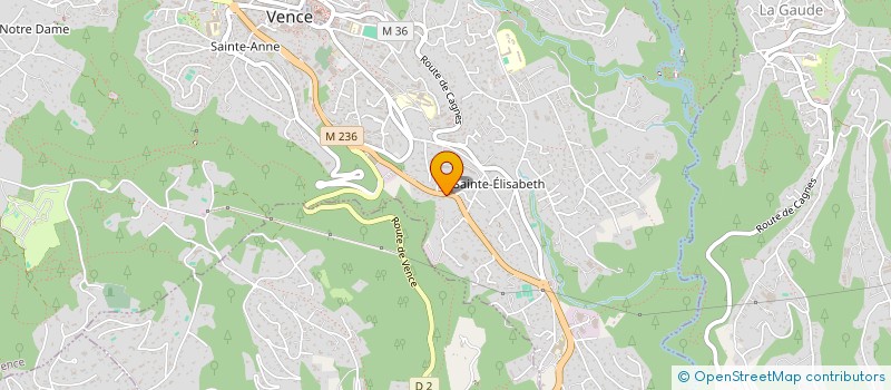 localisation de l'entreprise MANDOLINES  VENCE