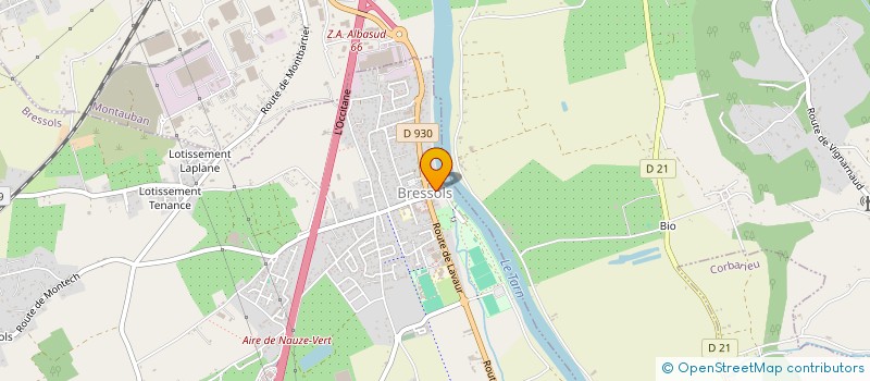 localisation de l'entreprise MANDOLYNIA  BRESSOLS