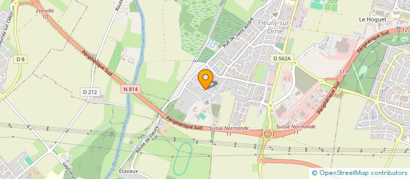 localisation de l'entreprise MANDON IMMOBILIER  FLEURY-SUR-ORNE