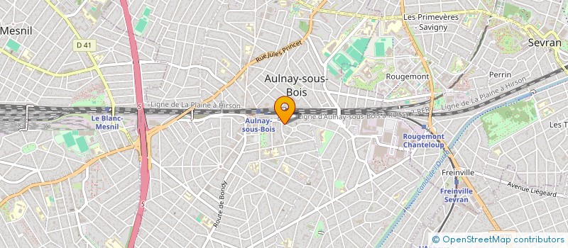 localisation de l'entreprise MANDONNET INT TRADING INVESTING COMPANY à AULNAY-SOUS-BOIS