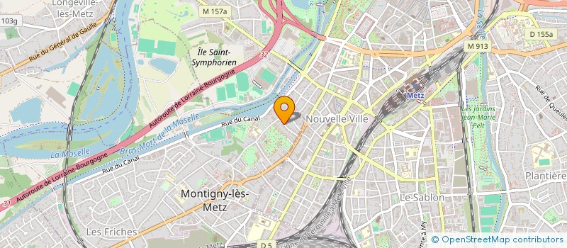 localisation de l'entreprise MANDOO METZ à MONTIGNY-LES-METZ