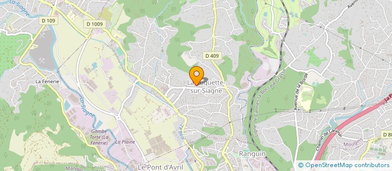 localisation de l'entreprise MANDOPARTS à LA ROQUETTE-SUR-SIAGNE
