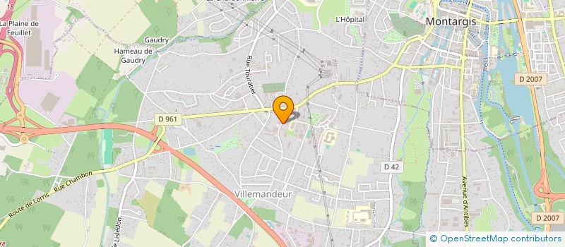 localisation de l'entreprise MANDORAIS UNIS POUR REUSSIR  VILLEMANDEUR