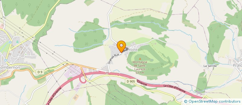 localisation de l'entreprise MANDORLA  REMILLY-EN-MONTAGNE