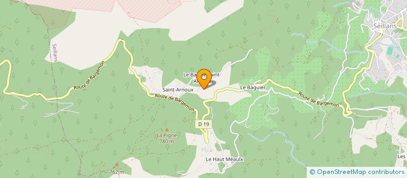 localisation de l'entreprise MANDOU SCI  SEILLANS