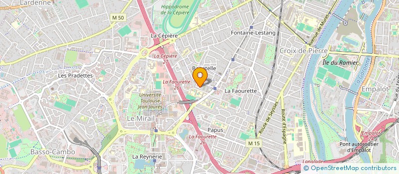 localisation de l'entreprise MANDOUL TRANSPORT à TOULOUSE
