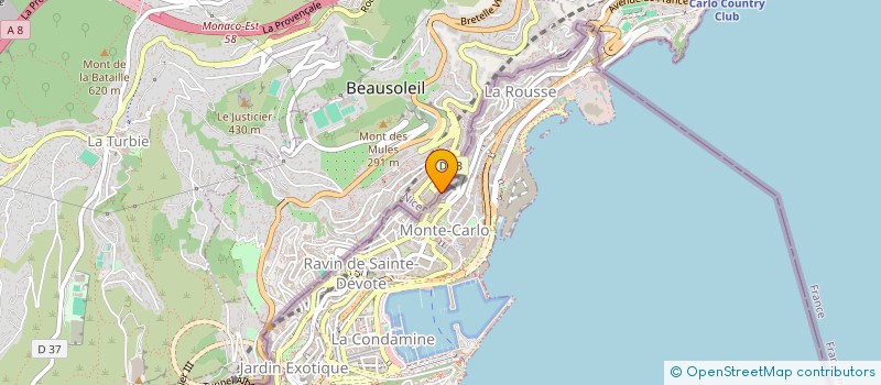localisation de l'entreprise MANDRA à BEAUSOLEIL