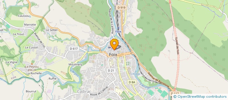 localisation de l'entreprise MANDRA à FOIX