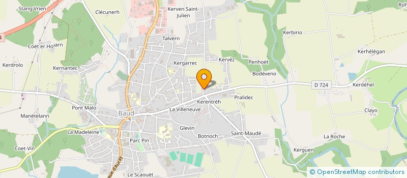localisation de l'entreprise MANDRAGORE SA à BAUD