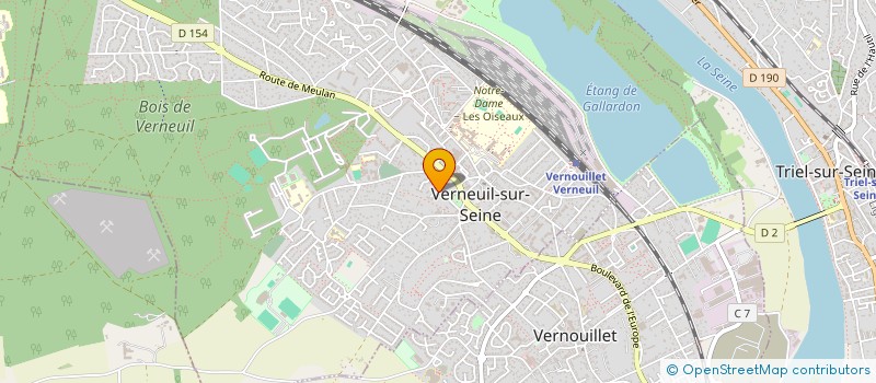 localisation de l'entreprise MANDRAK ECODIS GROUP  VERNEUIL-SUR-SEINE