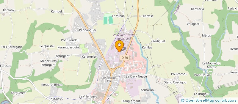 localisation de l'entreprise MANDRAS à CONCARNEAU