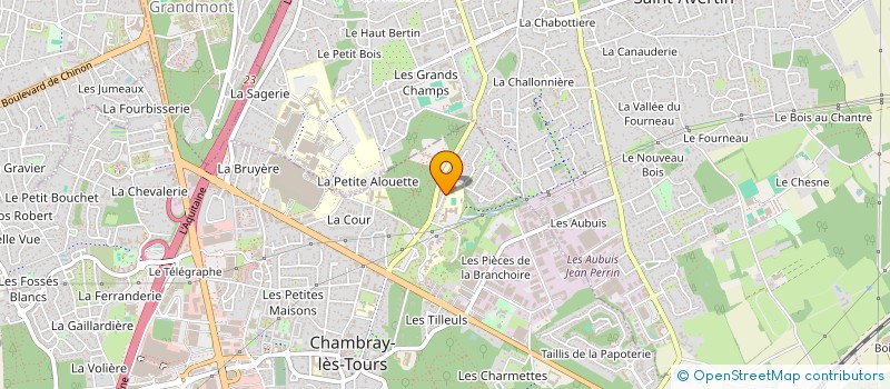 localisation de l'entreprise MANDREAS  CHAMBRAY LES TOURS