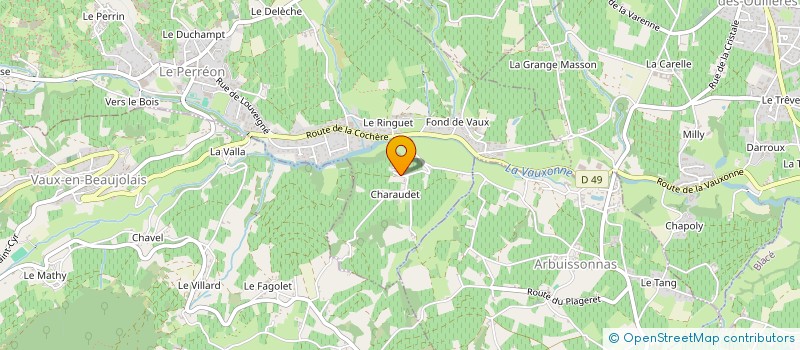 localisation de l'entreprise MANDRILLON JEROME à LE PERREON