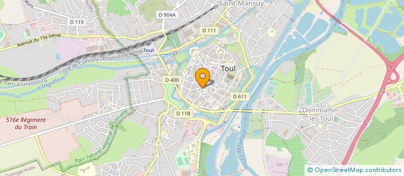 localisation de l'entreprise MANDRILLON PERE ET FILS à TOUL