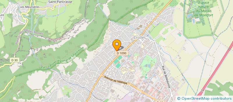 localisation de l'entreprise MANDRIN  CROLLES