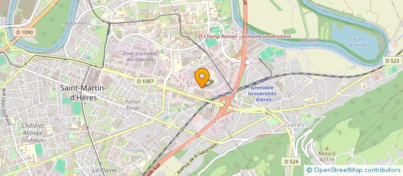 localisation de l'entreprise MANDRIN GRENOBLE  SAINT-MARTIN-D'HERES