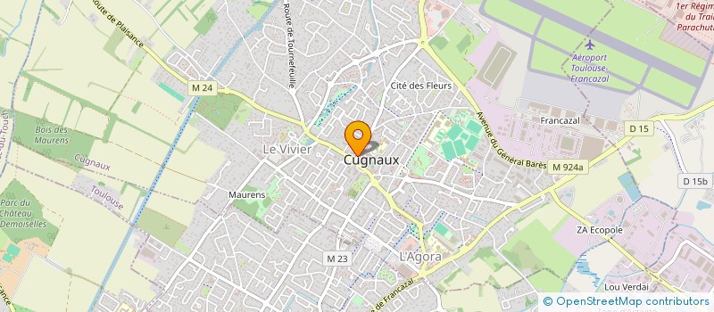 localisation de l'entreprise MANDRINE  CUGNAUX