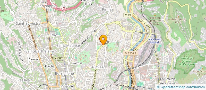 localisation de l'entreprise MANDRINO à NICE