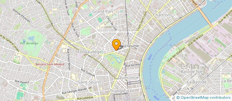 localisation de l'entreprise MANDRON 12  BORDEAUX