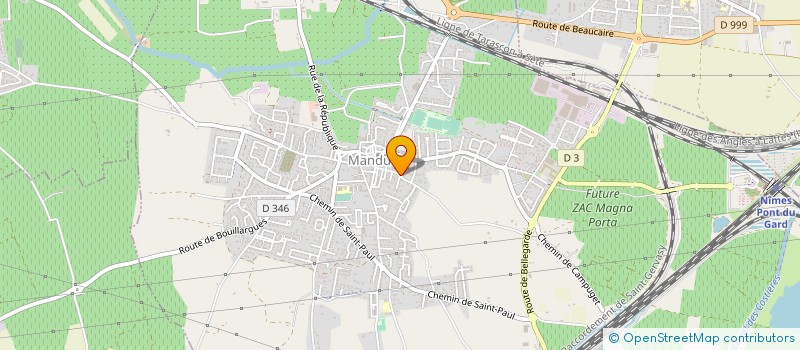 localisation de l'entreprise MANDUEL DECO  MANDUEL