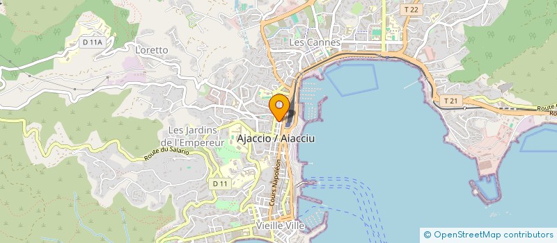 localisation de l'entreprise MANDV à AJACCIO