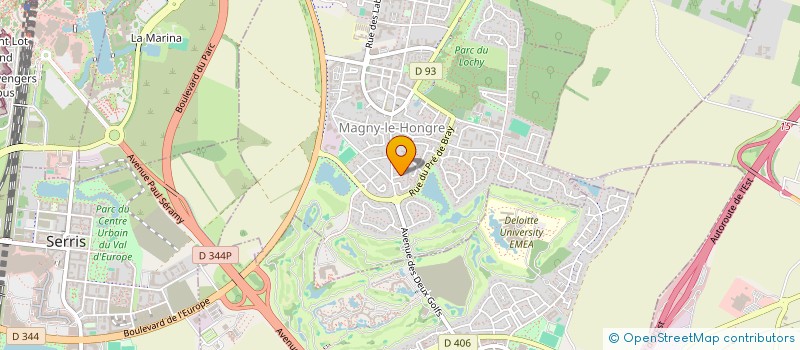 localisation de l'entreprise MANDY à MAGNY-LE-HONGRE