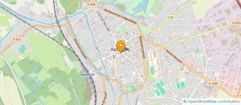 localisation de l'entreprise MANDY à ABBEVILLE