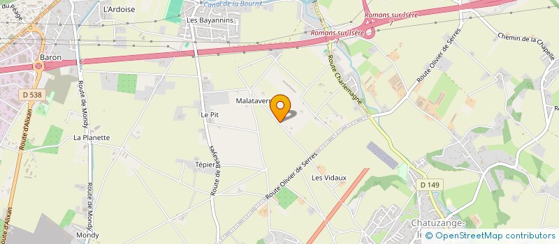 localisation de l'entreprise MANDY IMMO à VALENCE