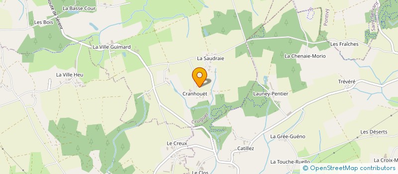 localisation de l'entreprise MANE-BIHAN  CRUGUEL