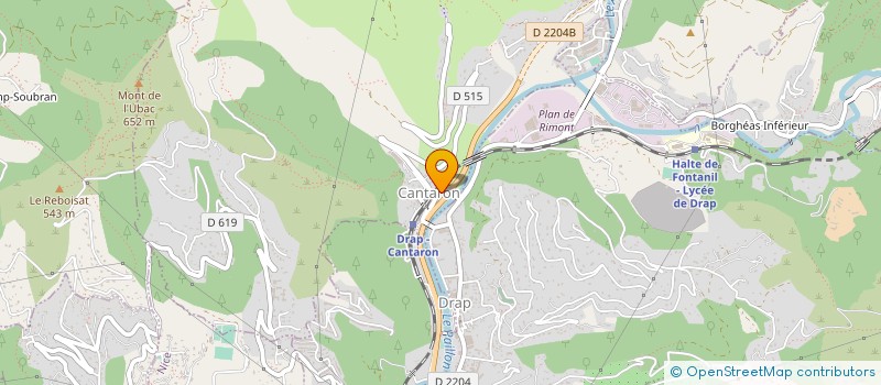 localisation de l'entreprise MANE TRAVAUX PUBLICS  CANTARON