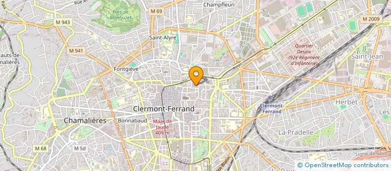 localisation de l'entreprise MANEA  CLERMONT-FERRAND