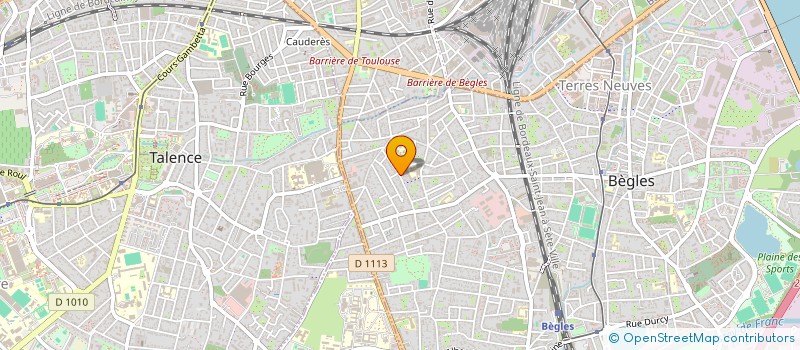 localisation de l'entreprise MANEC à BEGLES