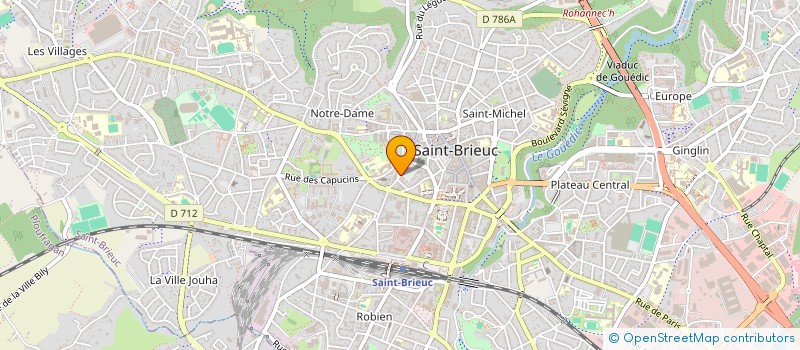 localisation de l'entreprise MANECANTERIE DE LA CATHEDRALE à SAINT-BRIEUC
