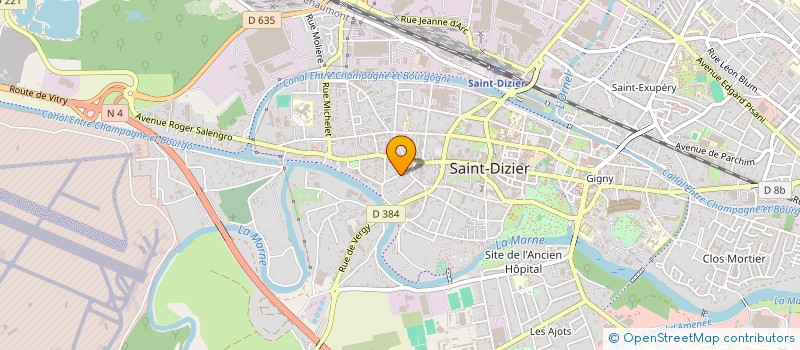 localisation de l'entreprise MANECANTERIE DES PETITS CHANT à SAINT-DIZIER