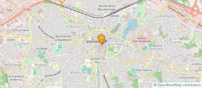 localisation de l'entreprise MANECANTERIE ET MAITRISE DE LA CATHEDRALE DE VANNES à VANNES