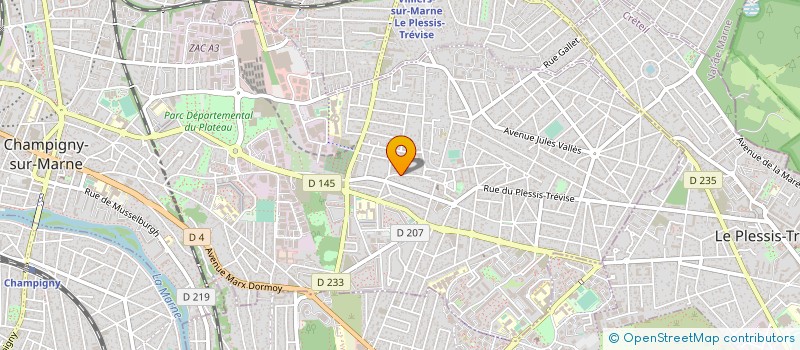 localisation de l'entreprise MANECI PROD à CHAMPIGNY-SUR-MARNE