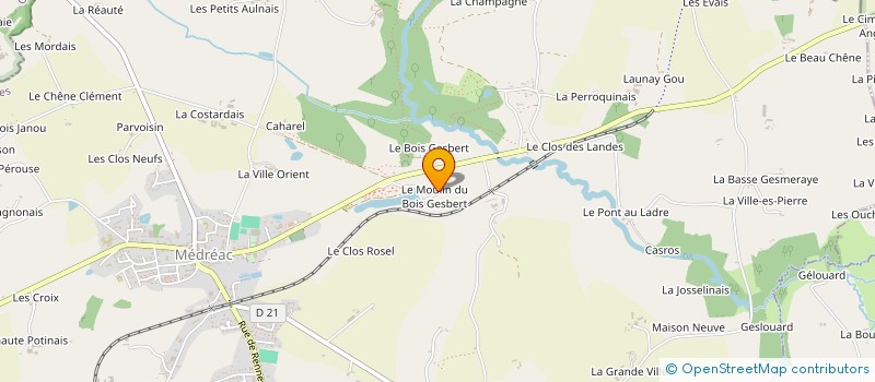 localisation de l'entreprise MANEEP INFORMATIQUE  MEDREAC