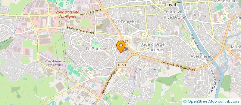 localisation de l'entreprise MANEF PECCATTE IMMOBILIER à LAVAL